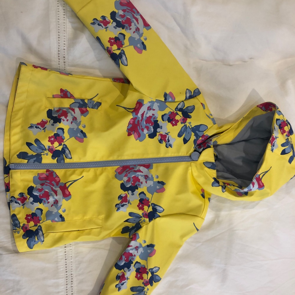 Joules toddler girl rain jacket